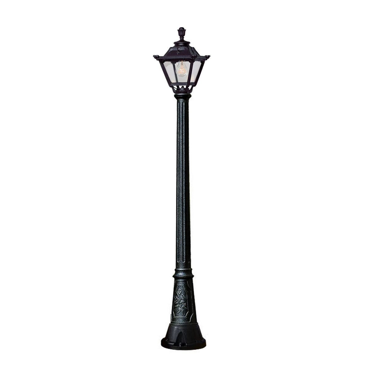 Magnalux Artu'/Golia Clear E27 8.5W Medium Height Single Post Light Part Number - ARTU'/GOLIA