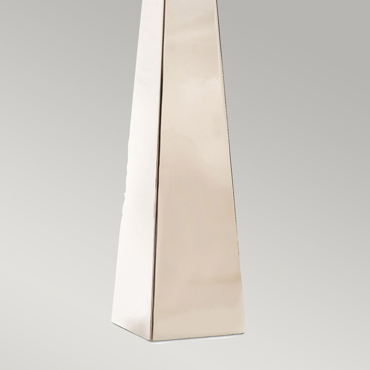Elstead Lighting Table Lamp from the Ascent range. Ascent 1 Light Table Lamp - Polished Nickle Product Code = ASCENT-TL-PN-BK