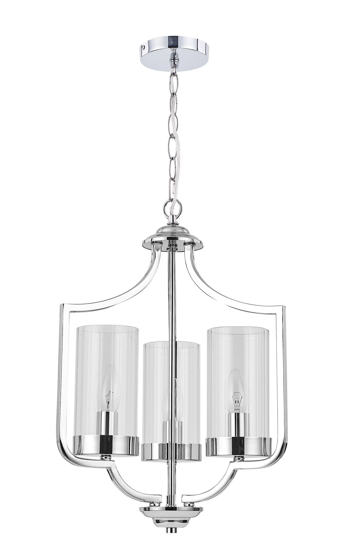 Magnalux Ashley 3 Light Pendant Polished Chrome Part Number - ASH03CH