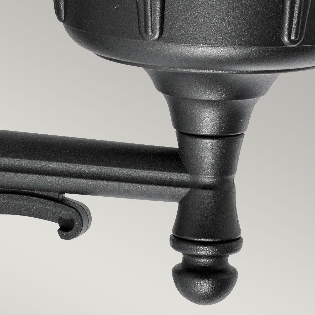 Norlys Bologna 1 Light Up Wall Light B1-BLACK-C