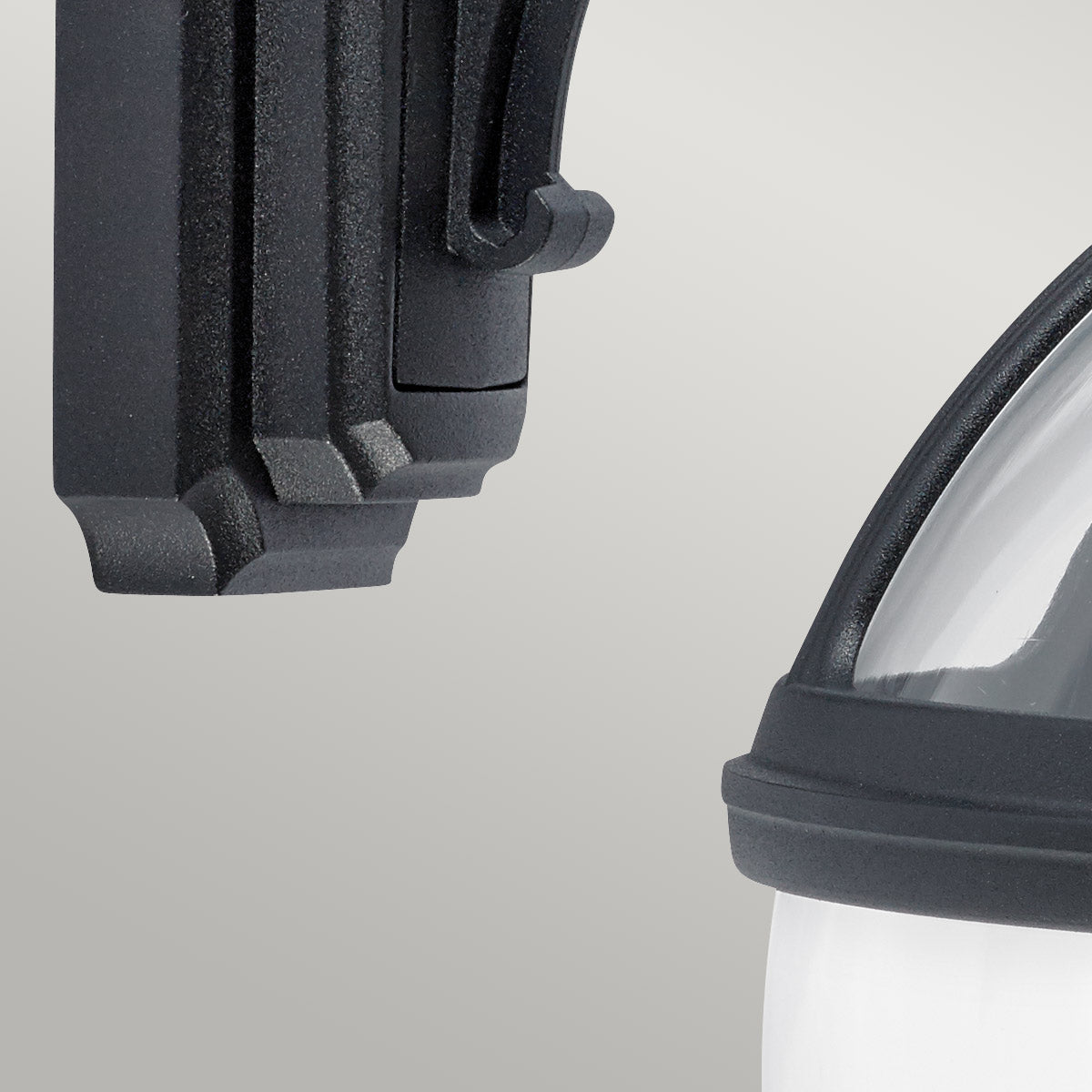 Norlys Bologna 1 Light Down Wall Light B2-BLACK-C