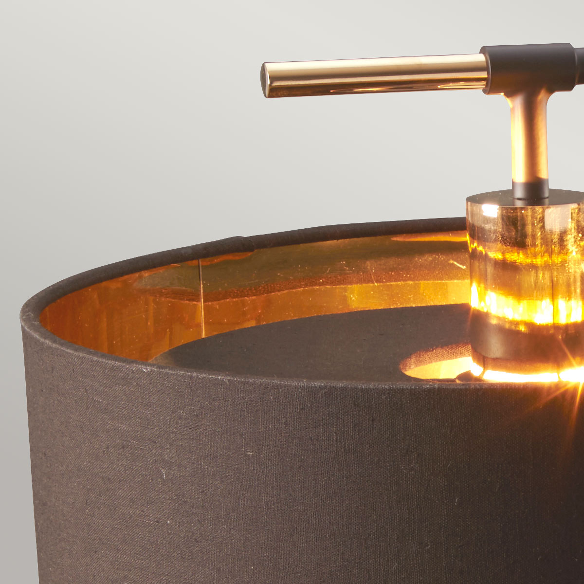 Elstead Lighting Table Lamp from the Balance range. Balance 1 Light Table Lamp Product Code = BALANCE-TL-BRPB