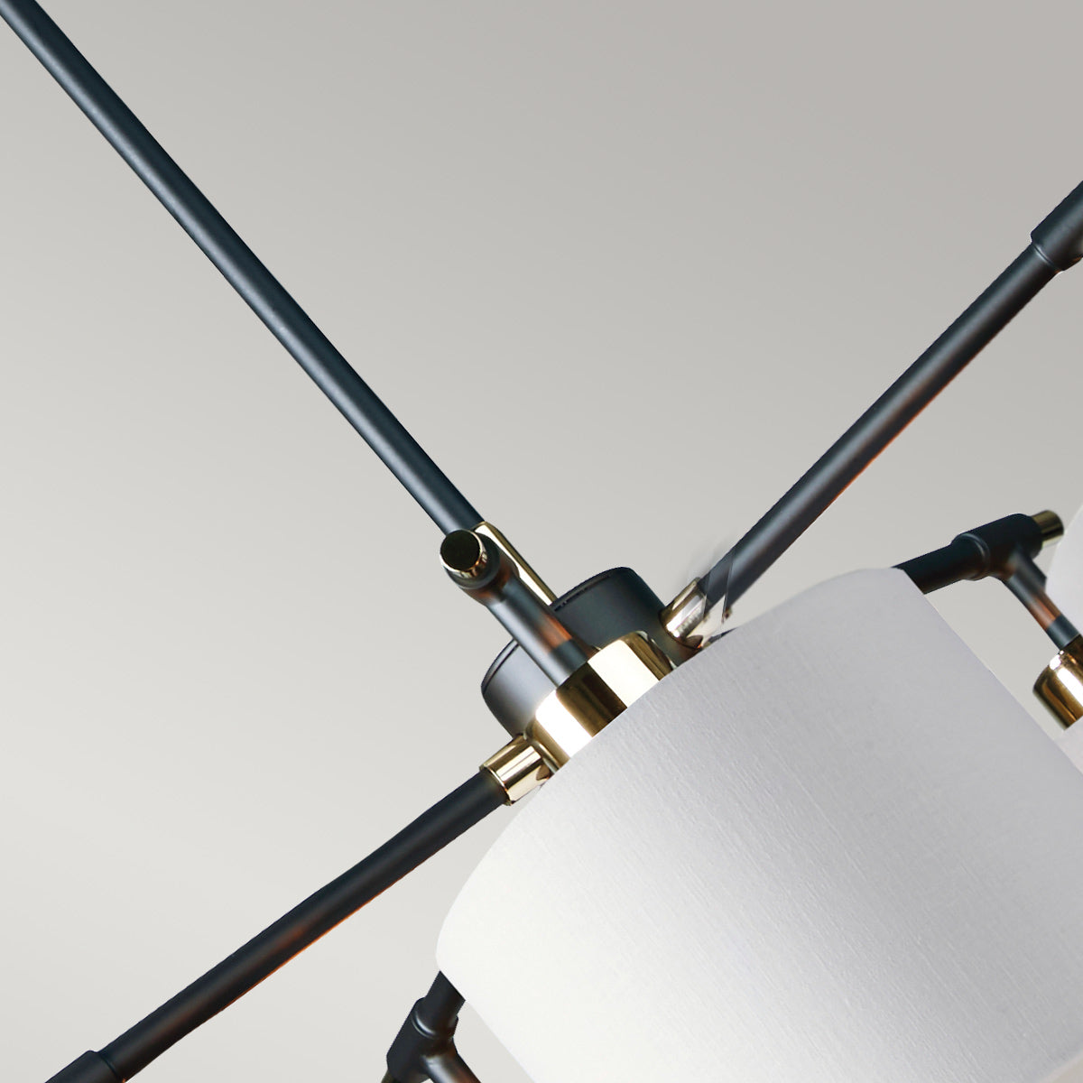 Elstead Lighting Chandelier from the Balance range. Balance 5 Light Chandelier Product Code = BALANCE5-BKPN