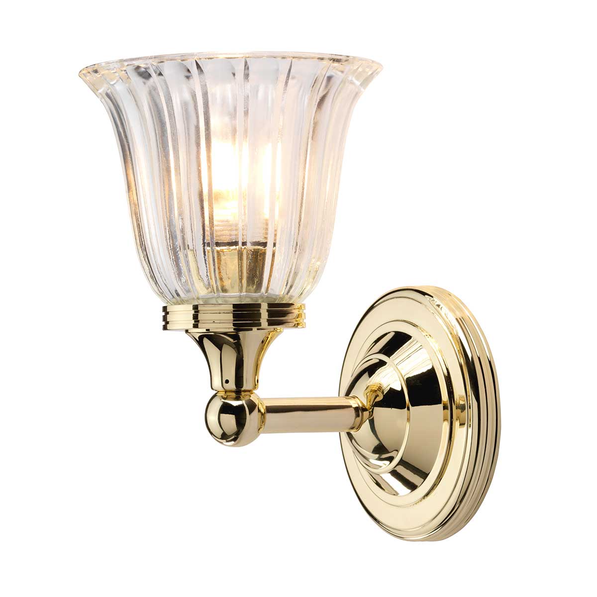 Elstead Lighting Wall Light from the Austen range. Austen 1 Light Wall Light Product Code = BATH-AUSTEN1-PB
