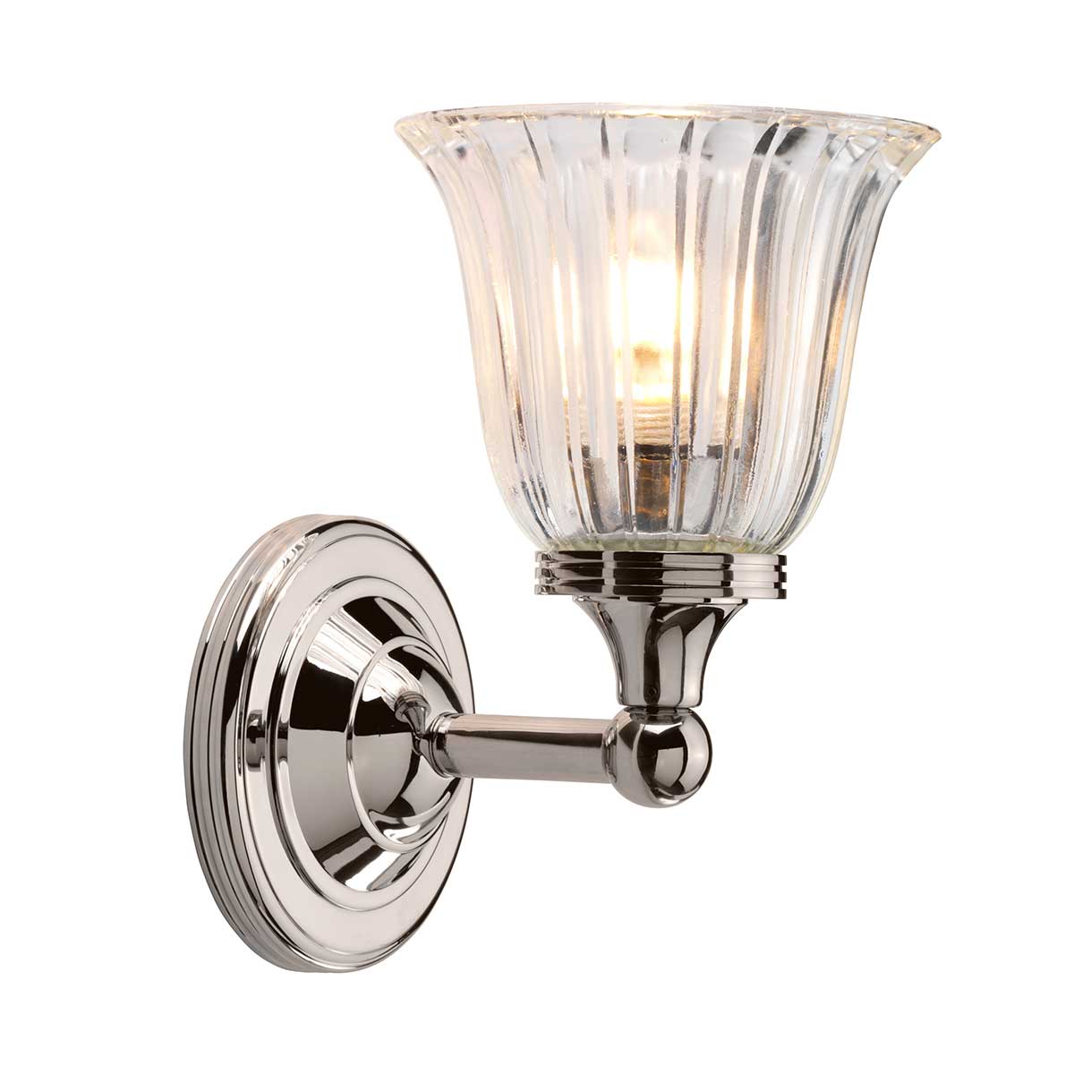 Elstead Lighting Wall Light from the Austen range. Austen 1 Light Wall Light Product Code = BATH-AUSTEN1-PN