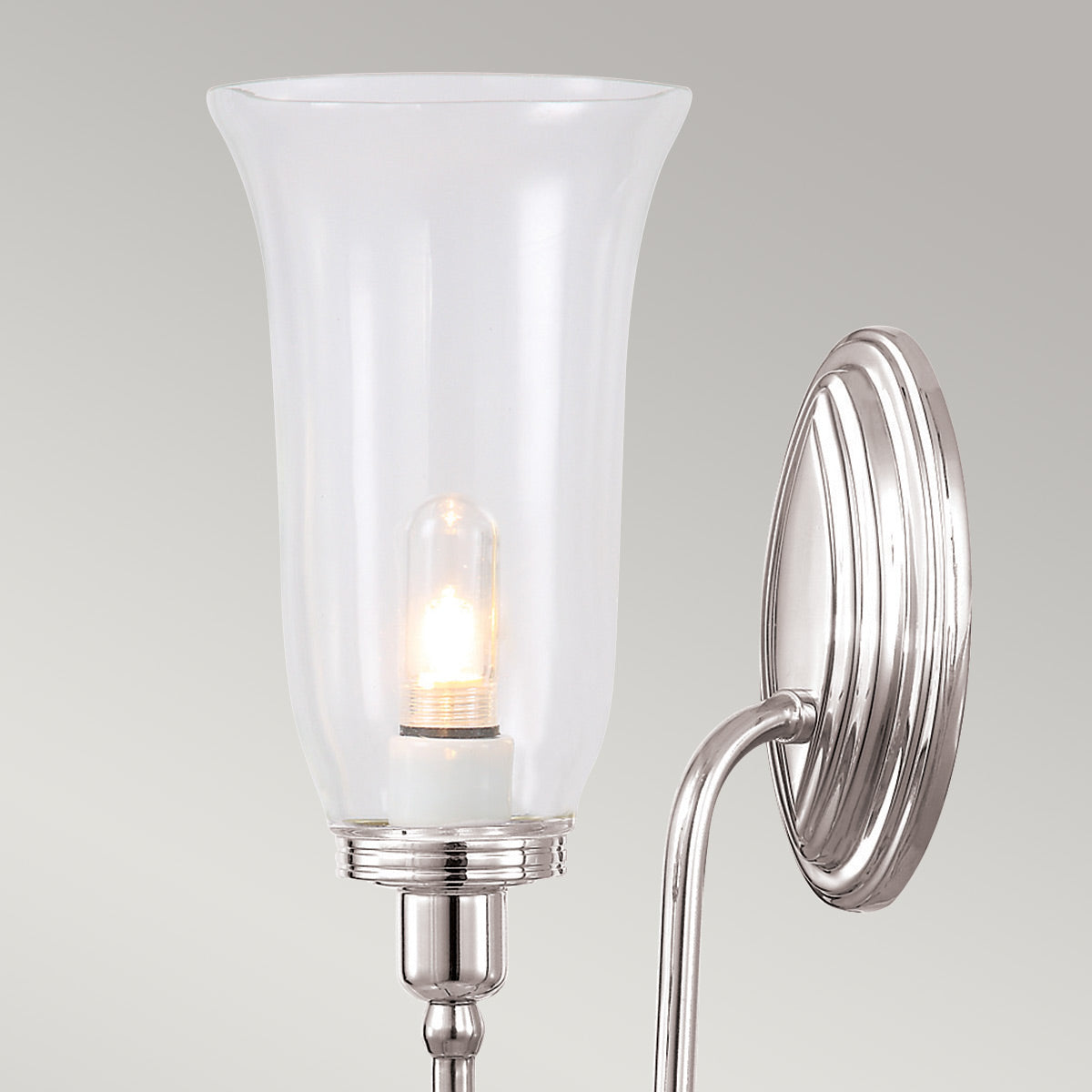 Elstead Lighting Wall Light from the Blake range. Blake 1 Wall Light Product Code = BATH-BLAKE2-PN