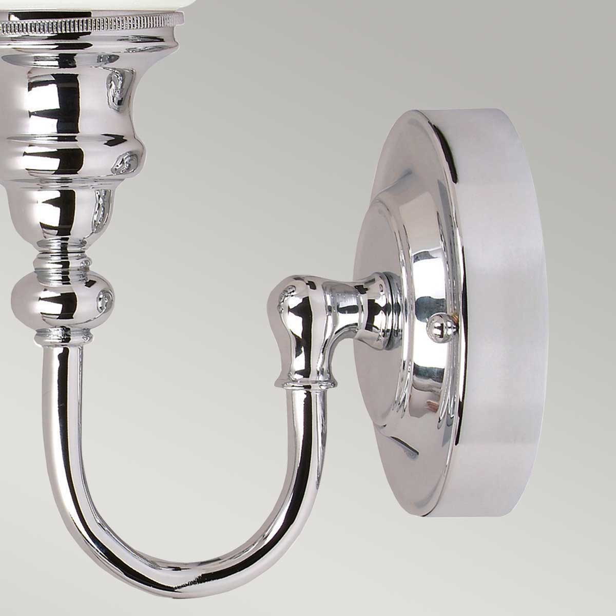 Elstead Lighting Wall Light from the Cheadle range. Cheadle 1 Light Wall Light Product Code = BATH-CD1