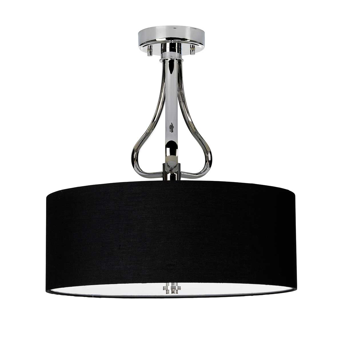 Elstead Lighting Ceiling Semi-Flush from the Falmouth range. Falmouth 3 Light Semi-Flush Product Code = BATH-FALMOUTH-SF-PC
