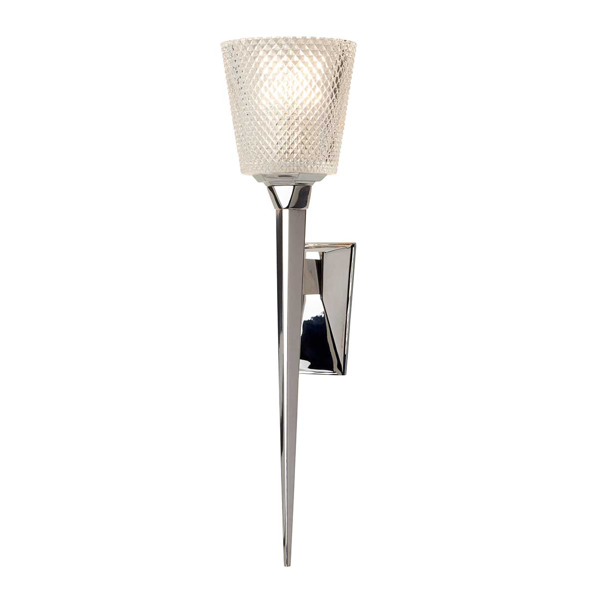Elstead Lighting Wall Light from the Verity range. Verity 1 Light Wall Light Product Code = BATH-VERITY-PC