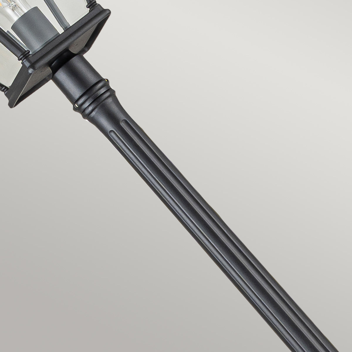 Elstead Lighting Lamp Post from the Bayview range. Bayview 1 Light Lamp Post Product Code = BAYVIEW-5L-BK