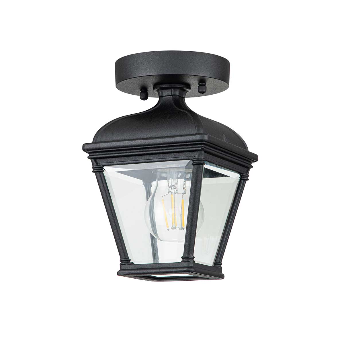 Elstead Lighting Bayview 1 Light Porch Lantern BAYVIEW-PORCH-BK