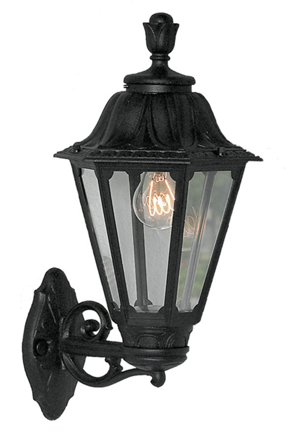 Magnalux Bisso/Rut Black Clear E27 Wall Light Part Number - BISSO/RUT