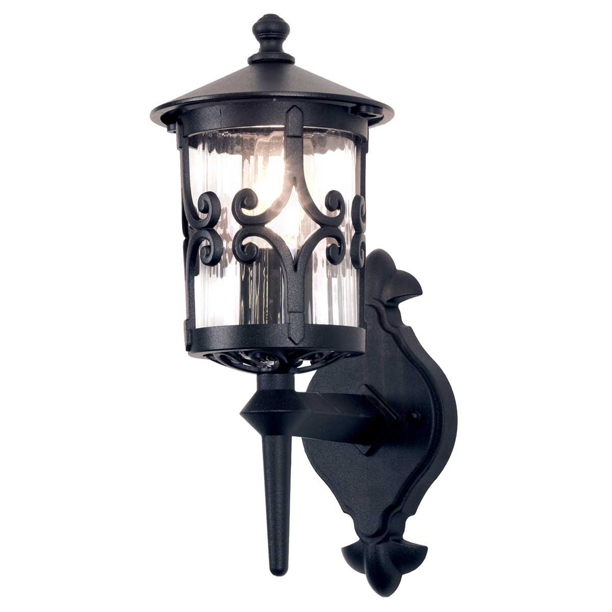 Elstead Lighting Outdoor Wall Light from the Hereford range. Hereford 1 Light Wall Lantern Product Code = BL10-BLACK