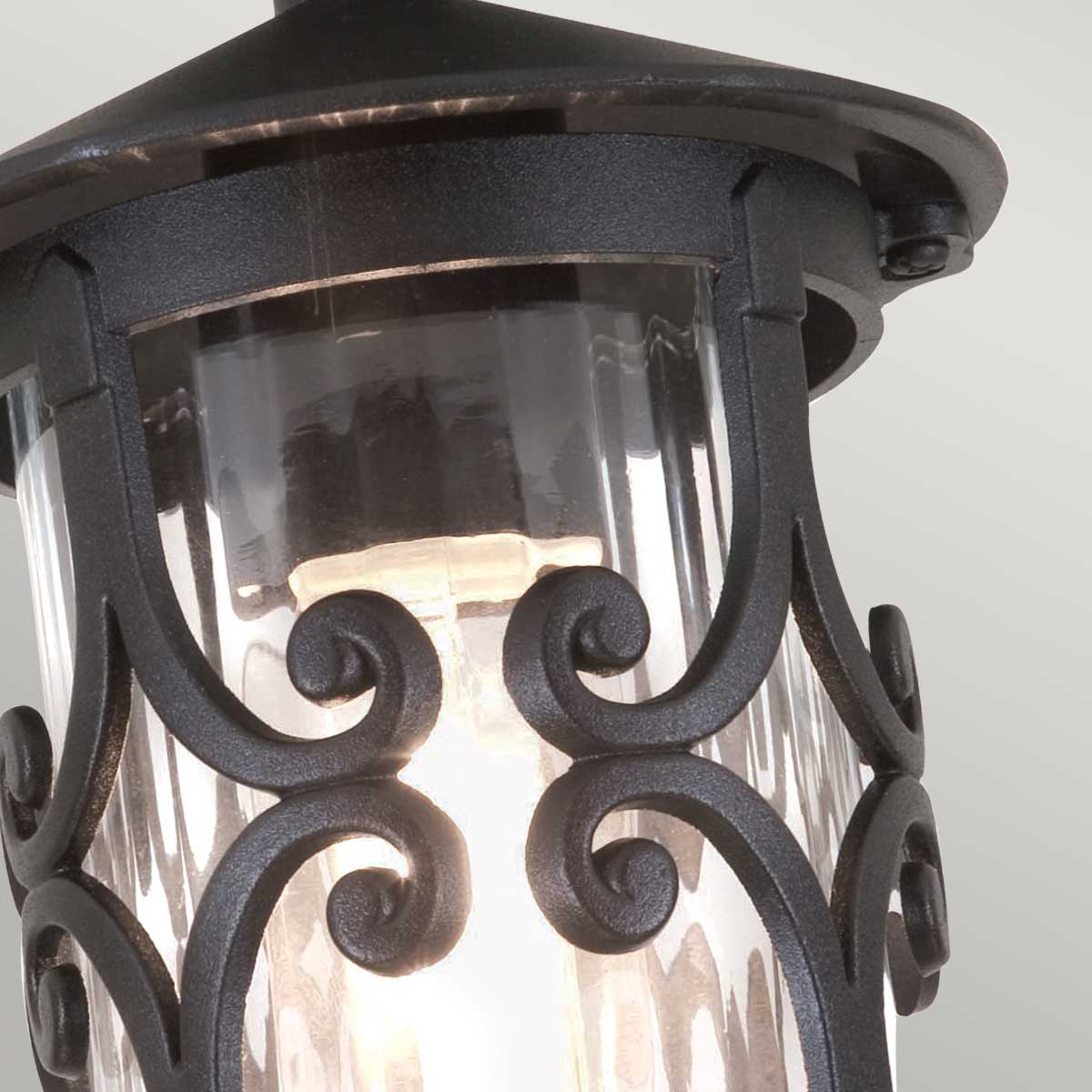 Elstead Lighting Ceiling Semi-Flush from the Hereford range. Hereford 1 Light Porch Lantern Product Code = BL13A-BLACK