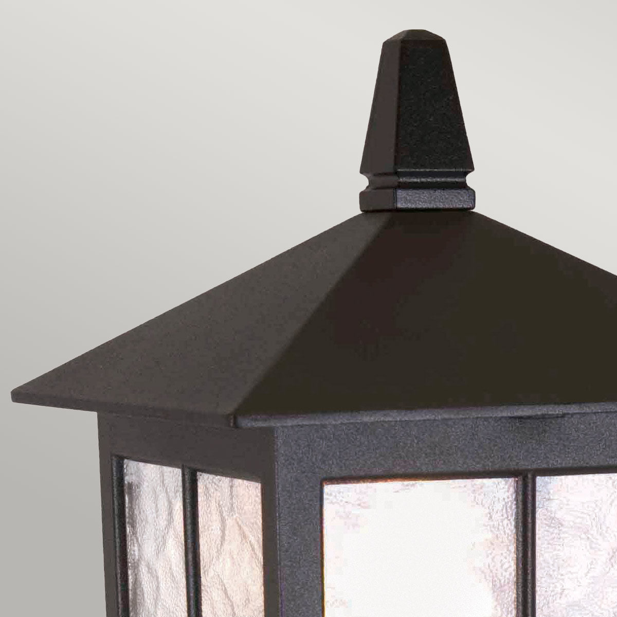 Elstead Lighting Pedestal Lantern from the Winchester range. Winchester 1 Light Pedestal Lantern Product Code = BL25-BLACK