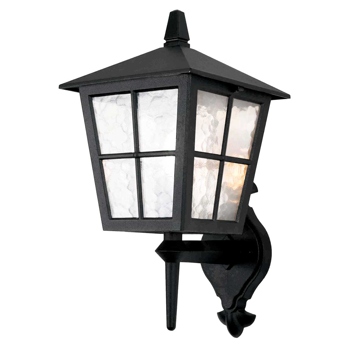 Elstead Lighting Outdoor Wall Light from the Canterbury range. Canterbury 1 Light Wall Up Lantern Product Code = BL46M-BLACK