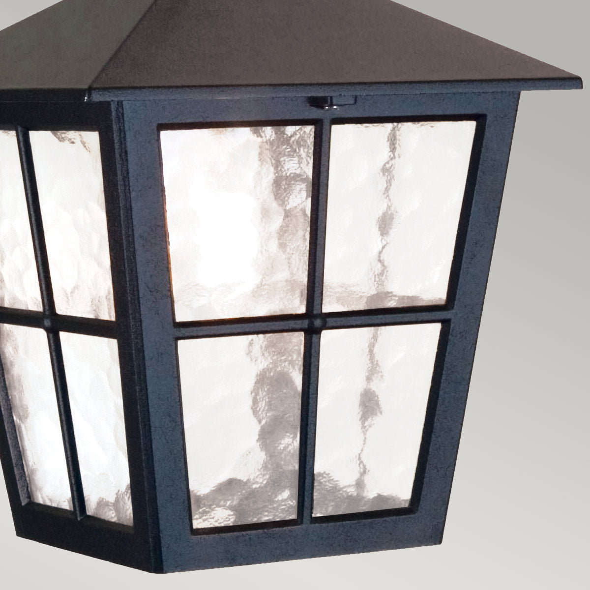 Elstead Lighting Outdoor Hanging from the Canterbury range. Canterbury 1 Light Chain Lantern Product Code = BL48M-BLACK