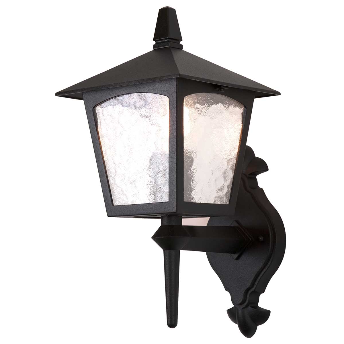Elstead Lighting Outdoor Wall Light from the York range. York 1 Light Wall Up Lantern Product Code = BL5-BLACK
