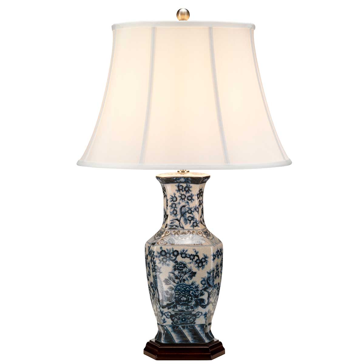 Elstead Lighting Table Lamp from the Blue Hex range. Blue Hex 1 Light Table Lamp Product Code = BLUE-HEX-TL