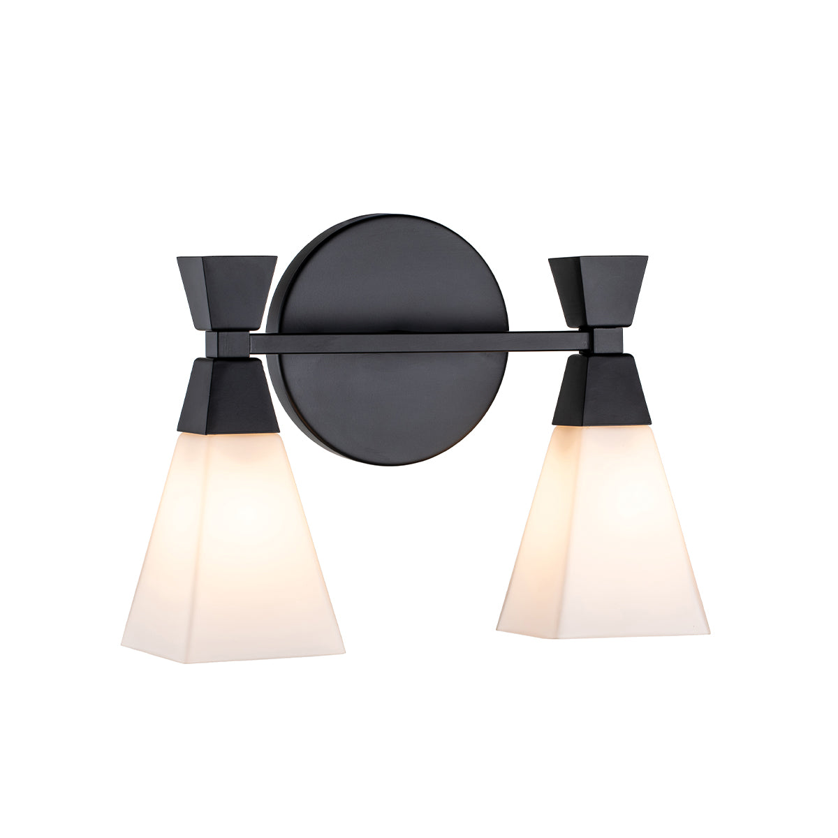 Elstead Lighting Wall Light from the Bowtie range. Bowtie 2lt Wall Light - Matte Black Product Code = BOWTIE-2-MB