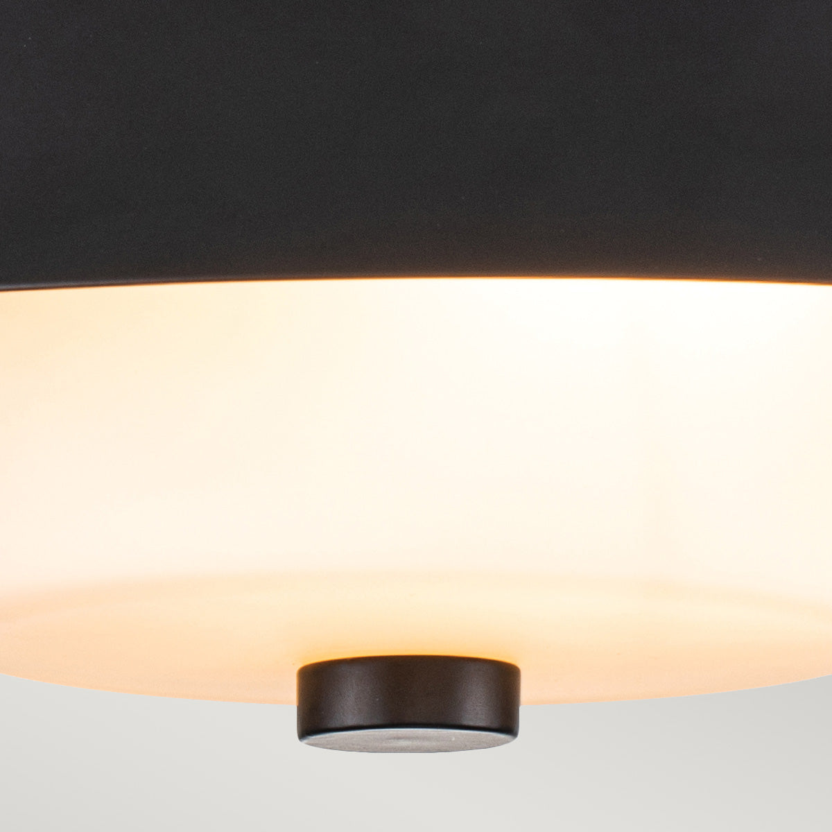 Elstead Lighting Ceiling Flush from the Bowtie range. Bowtie 2lt Flush - Matte Black Product Code = BOWTIE-F-MB
