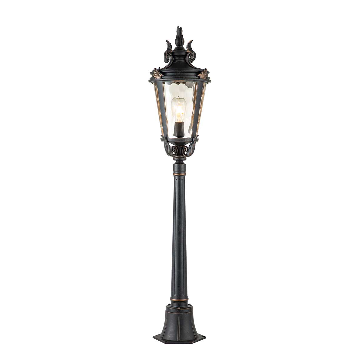 Elstead Lighting Pillar Lantern from the Baltimore range. Baltimore 1 Light Medium Pillar Product Code = BT4-M