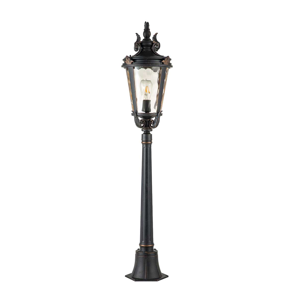 Elstead Lighting Pillar Lantern from the Baltimore range. Baltimore 1 Light Medium Pillar Product Code = BT4-M