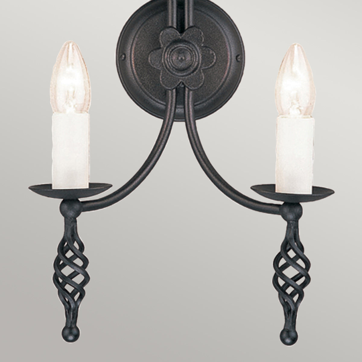Elstead Lighting Wall Light from the Belfry range. Belfry 2 Light Wall Light Product Code = BY2-BLACK