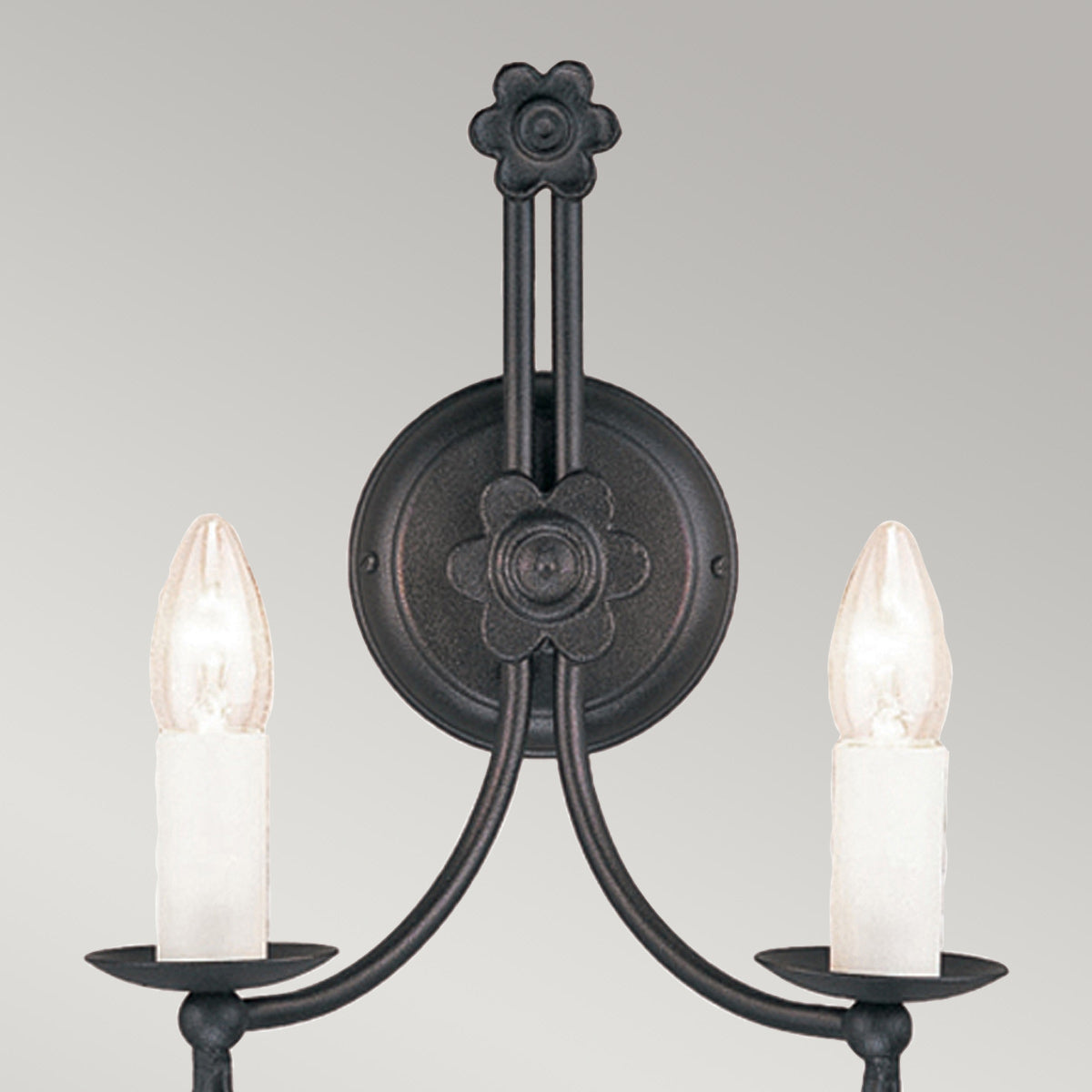 Elstead Lighting Wall Light from the Belfry range. Belfry 2 Light Wall Light Product Code = BY2-BLACK