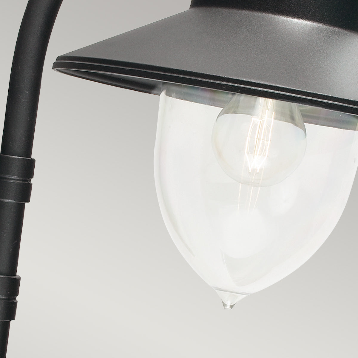 Norlys Como 1 Light Wall Lantern - Black C2-BLACK