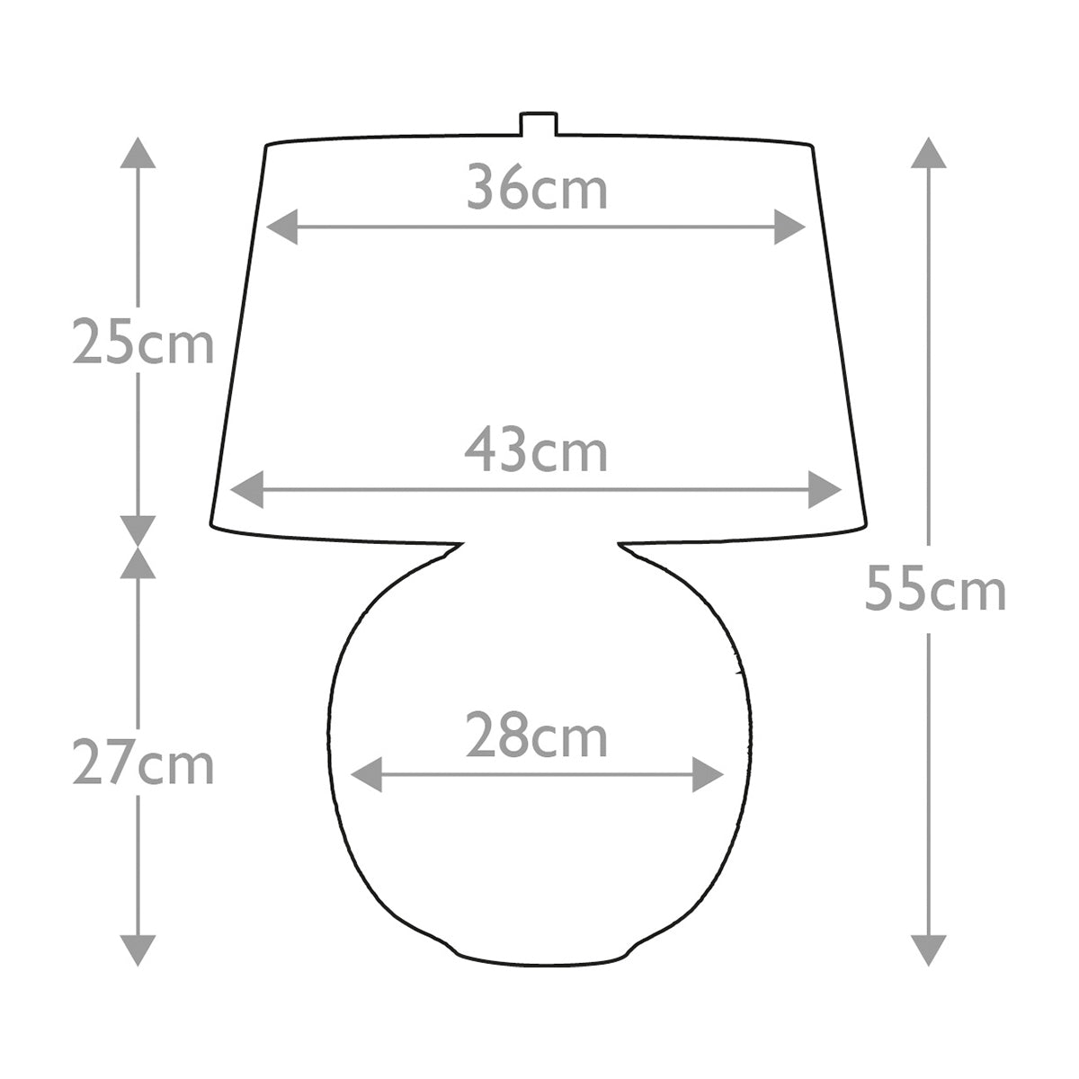 Elstead Lighting Table Lamp from the Caesar range. Caesar 1 Light Table Lamp - Silver Product Code = CAESAR-TL-SIL