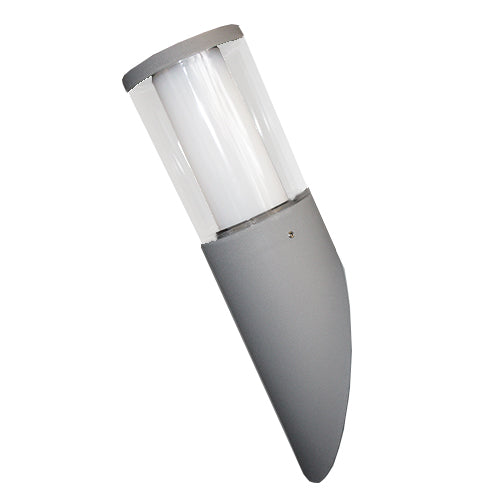 Magnalux Carlo Grey Clear LED 3.5W Angled Wall Light Part Number - CARLOFSGY