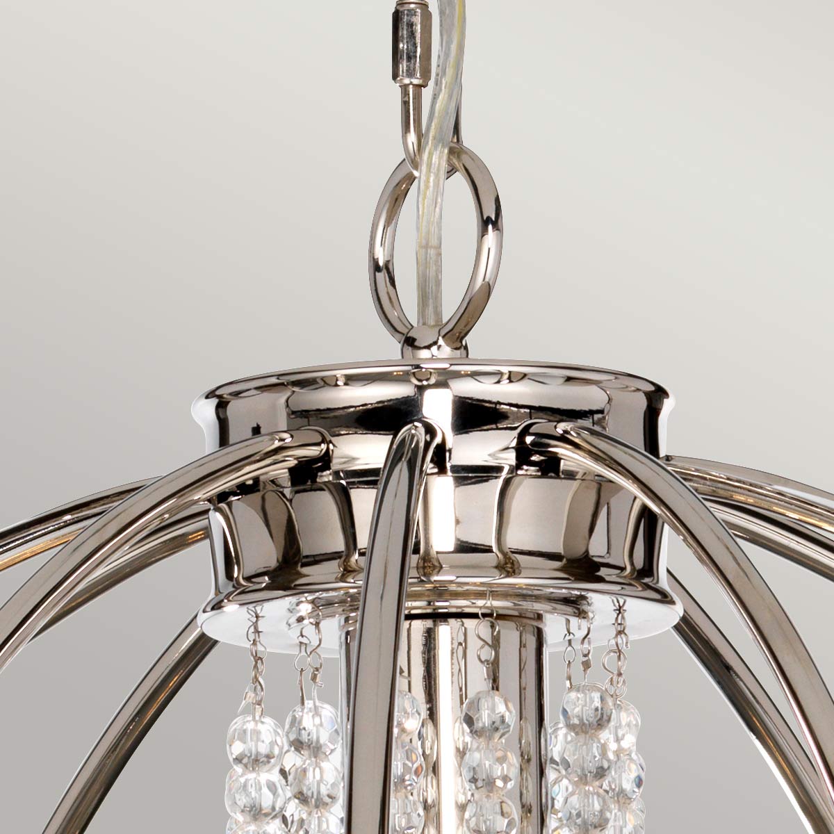 Elstead Lighting Chandelier from the Cassie range. Cassie 7 Light Chandelier Product Code = CASSIE7