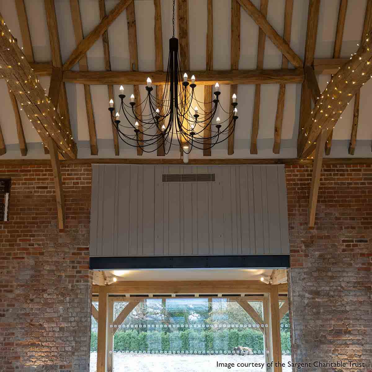 Elstead Lighting Chandelier from the Carisbrooke range. Carisbrooke 18 Light Chandelier Product Code = CB18-BLACK