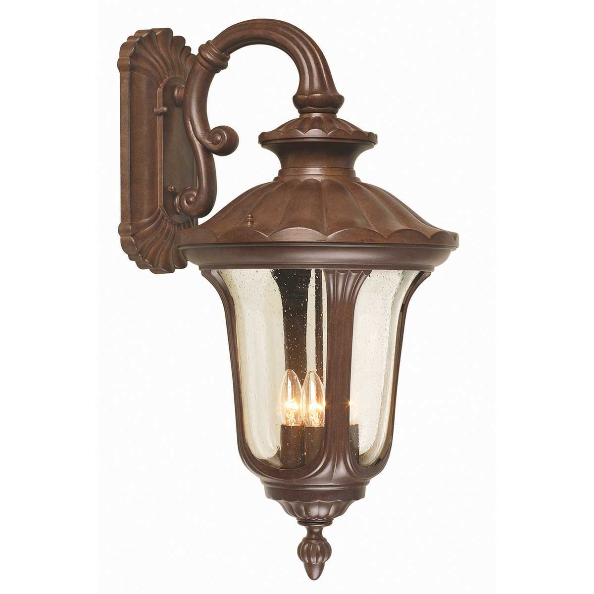 Elstead Lighting Outdoor Wall Light from the Chicago range. Chicago 4 Light Large Down Wall Lantern Product Code = CC2-L