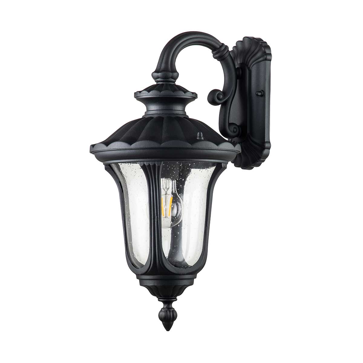 Elstead Lighting Outdoor Wall Light from the Chicago range. Chicago 1 Light Small Wall Lantern Product Code = CC2-S-BK
