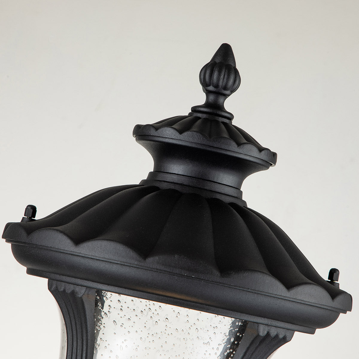 Elstead Lighting Pillar Lantern from the Chicago range. Chicago 1 Light Small Pillar Lantern Product Code = CC4-S-BK