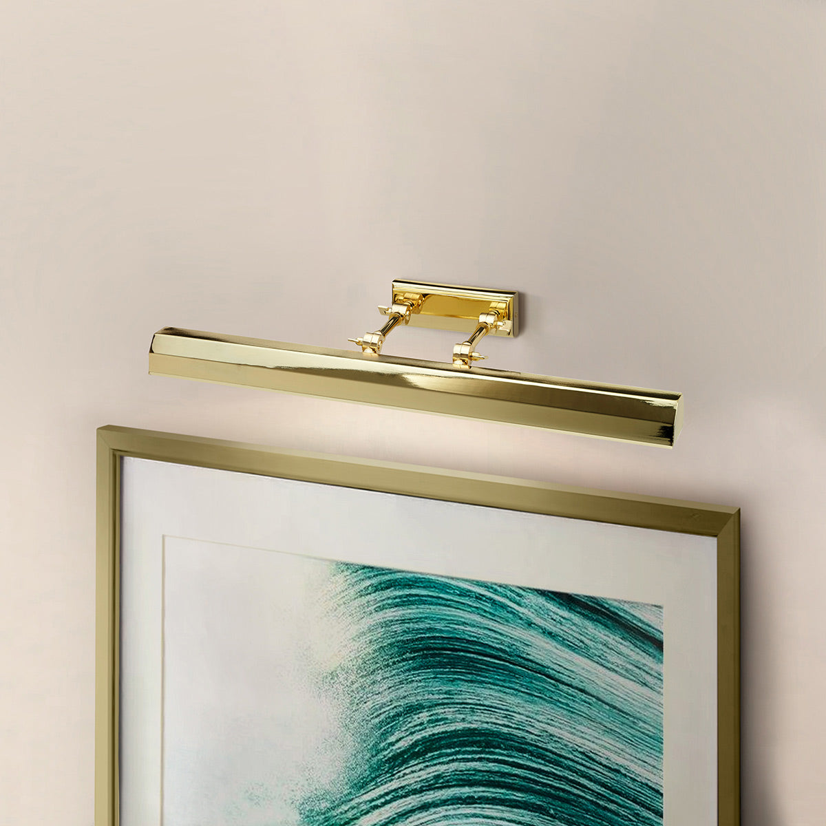 Elstead Lighting Picture Light from the Chawton range. Chawton Large Picture Light Product Code = CHAWTON-PLL-PB