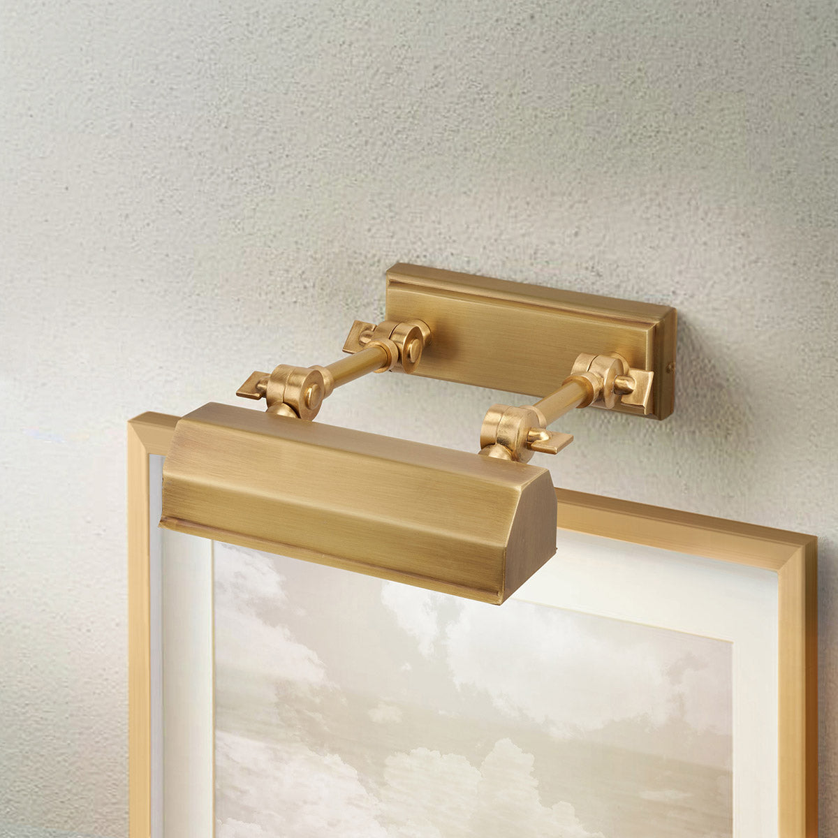Elstead Lighting Picture Light from the Chawton range. Chawton Small Picture Light Product Code = CHAWTON-PLS-AB