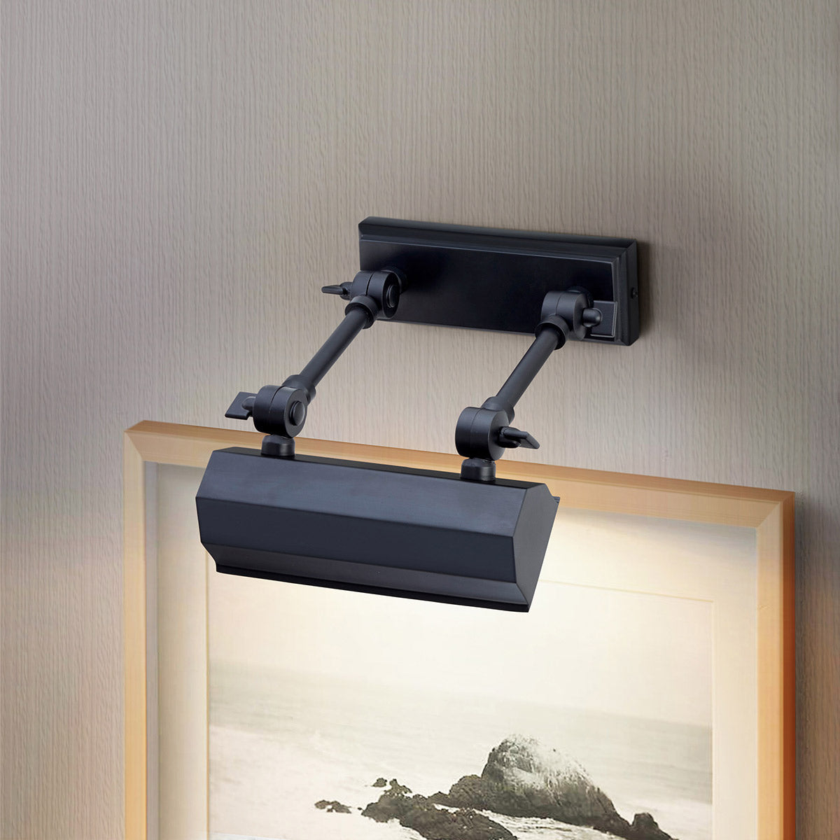 Elstead Lighting Picture Light from the Chawton range. Chawton Small Picture Light Product Code = CHAWTON-PLS-BLK