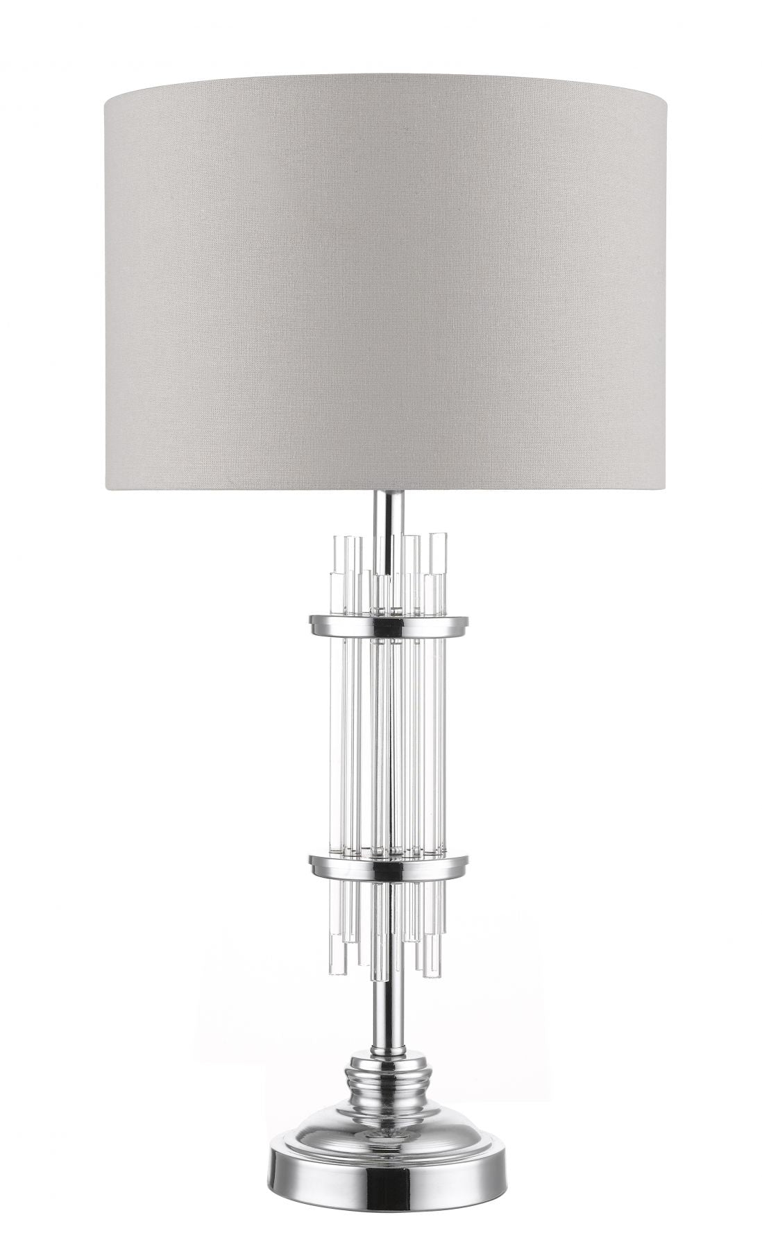Magnalux Chrysler Polished Chrome and Crystal Table Lamp c/w Shade Part Number - CHR01CHTL