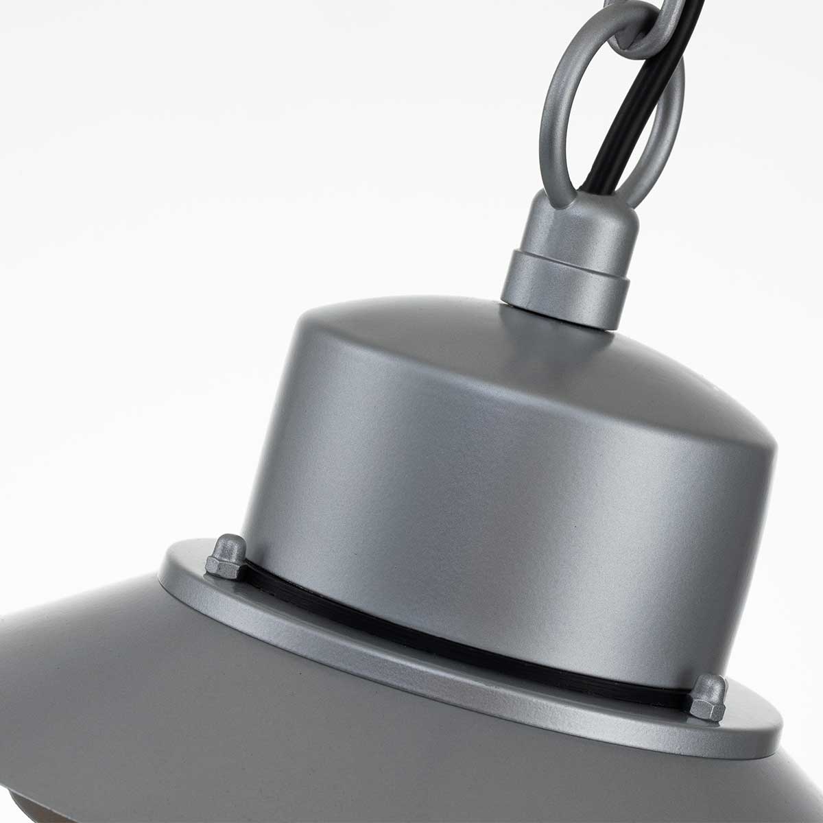 Elstead Lighting Outdoor Hanging from the Copenhagen range. Copenhagen 1 Light Chain Lantern Product Code = COPENHAGEN8-SIL