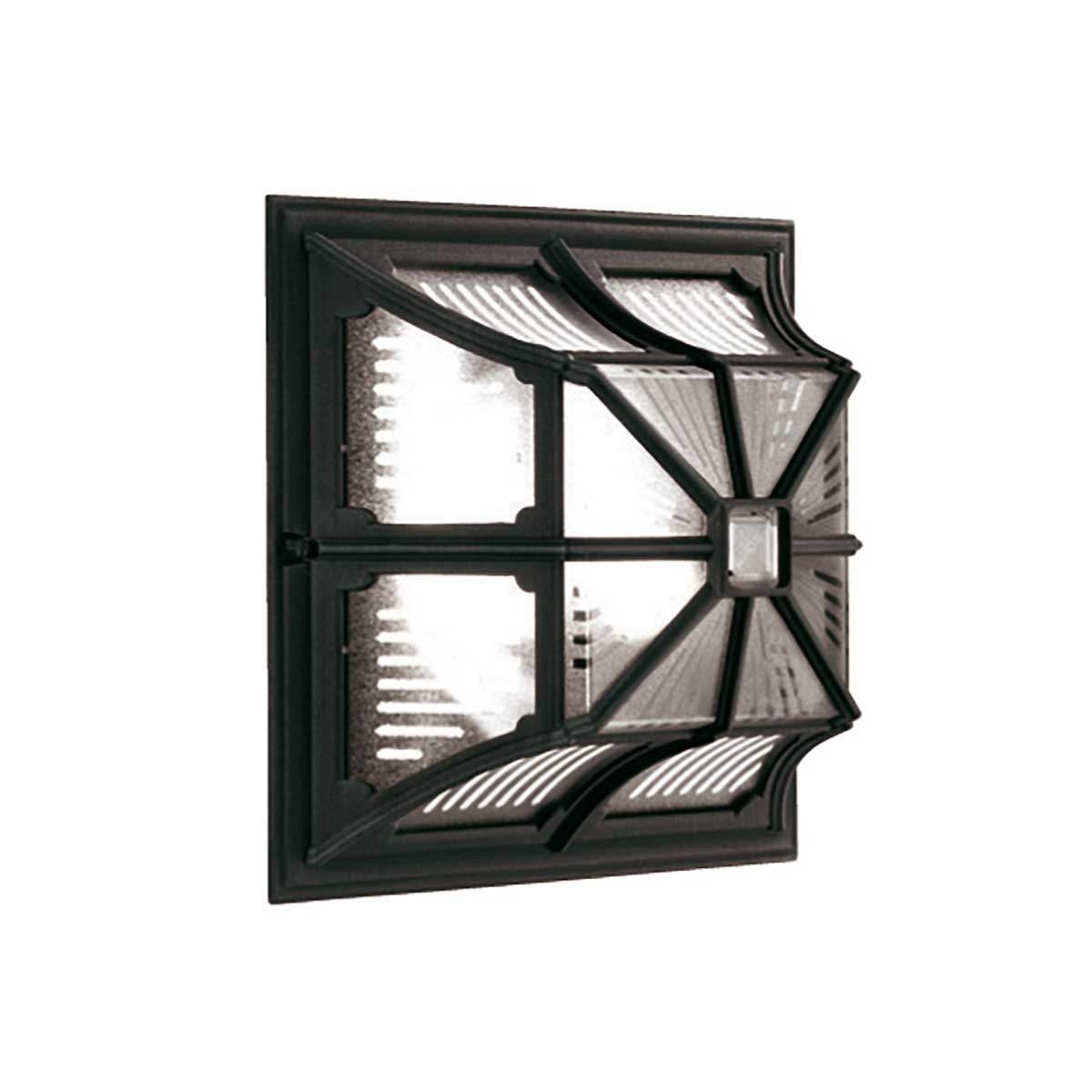 Elstead Lighting Ceiling Flush from the Chapel range. Chapel 1 Light Flush Lantern Product Code = CP12-BLACK