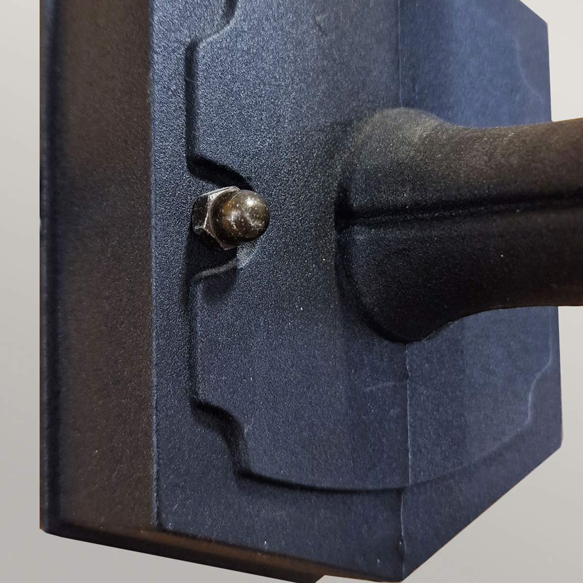 Elstead Lighting Outdoor Wall Light from the Chapel Mini range. Chapel 1 Light Mini Up Wall Lantern Product Code = CPM1-BLACK