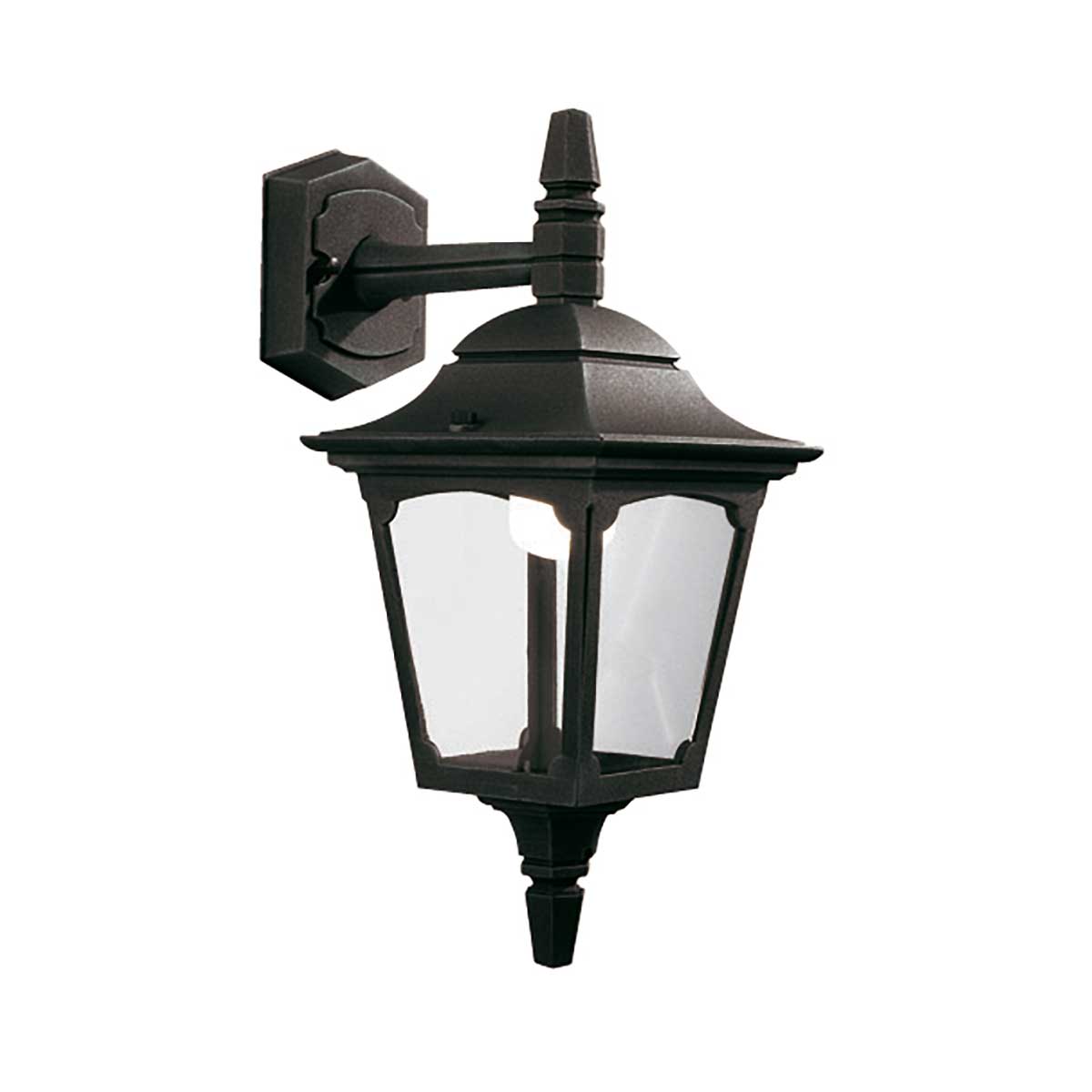 Elstead Lighting Outdoor Wall Light from the Chapel Mini range. Chapel 1 Light Mini Down Wall Lantern Product Code = CPM2-BLACK