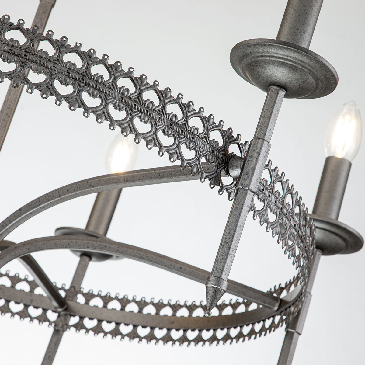 Elstead Lighting Chandelier from the Crown range. Crown 6 Light Chandelier Product Code = CROWN6
