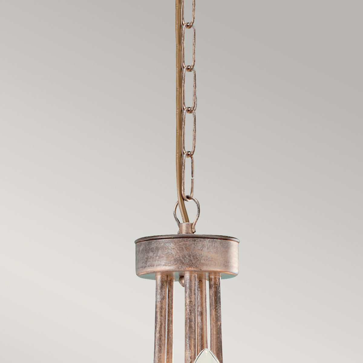 Elstead Lighting Chandelier from the Christina range. Christina 5 Light Chandelier Product Code = CRT5-SILVER-GOLD