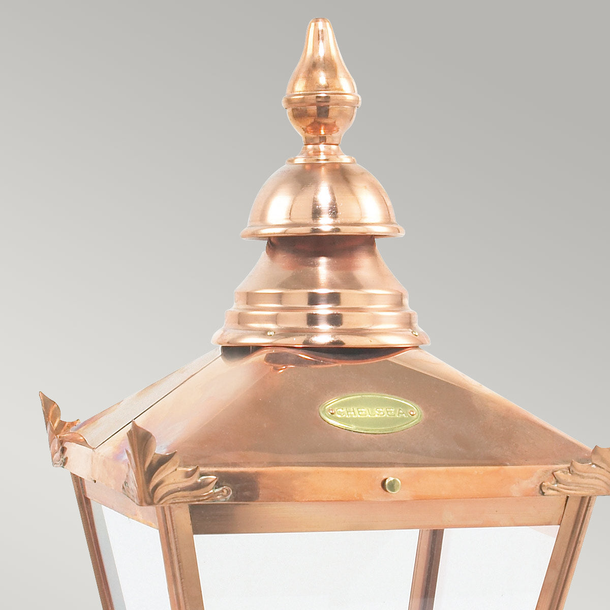 Norlys Chelsea 1 Light Pedestal Lantern CS3-COPPER