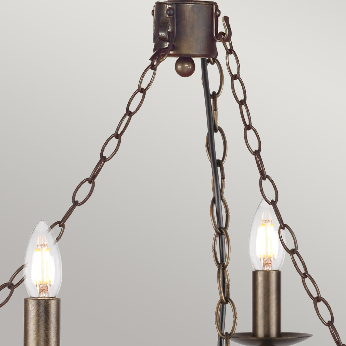 Elstead Lighting Chandelier from the Cromwell range. Cromwell 6 Light Chandelier Product Code = CW6-OLD-BRZ