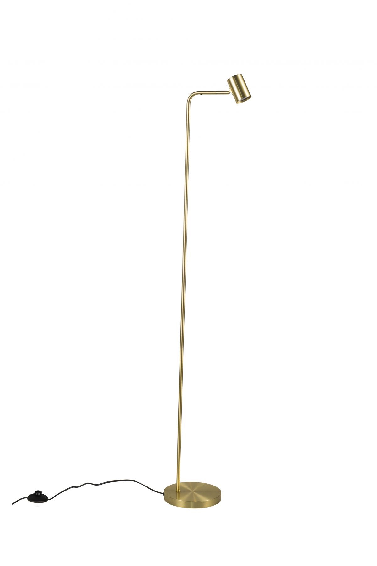 Magnalux Diego 1 Light Floor Lamp Satin Brass Part Number - DIE01SBFL